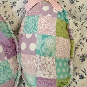 Easter Egg quilted pillows